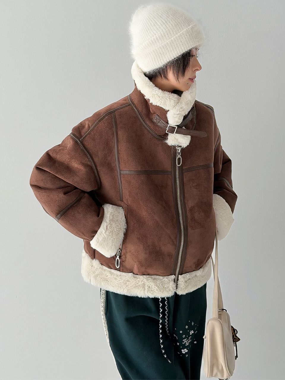 Viral Korean Winter Outfits: Brown & Vintage Unisex Looks 🤎 cover photo collage