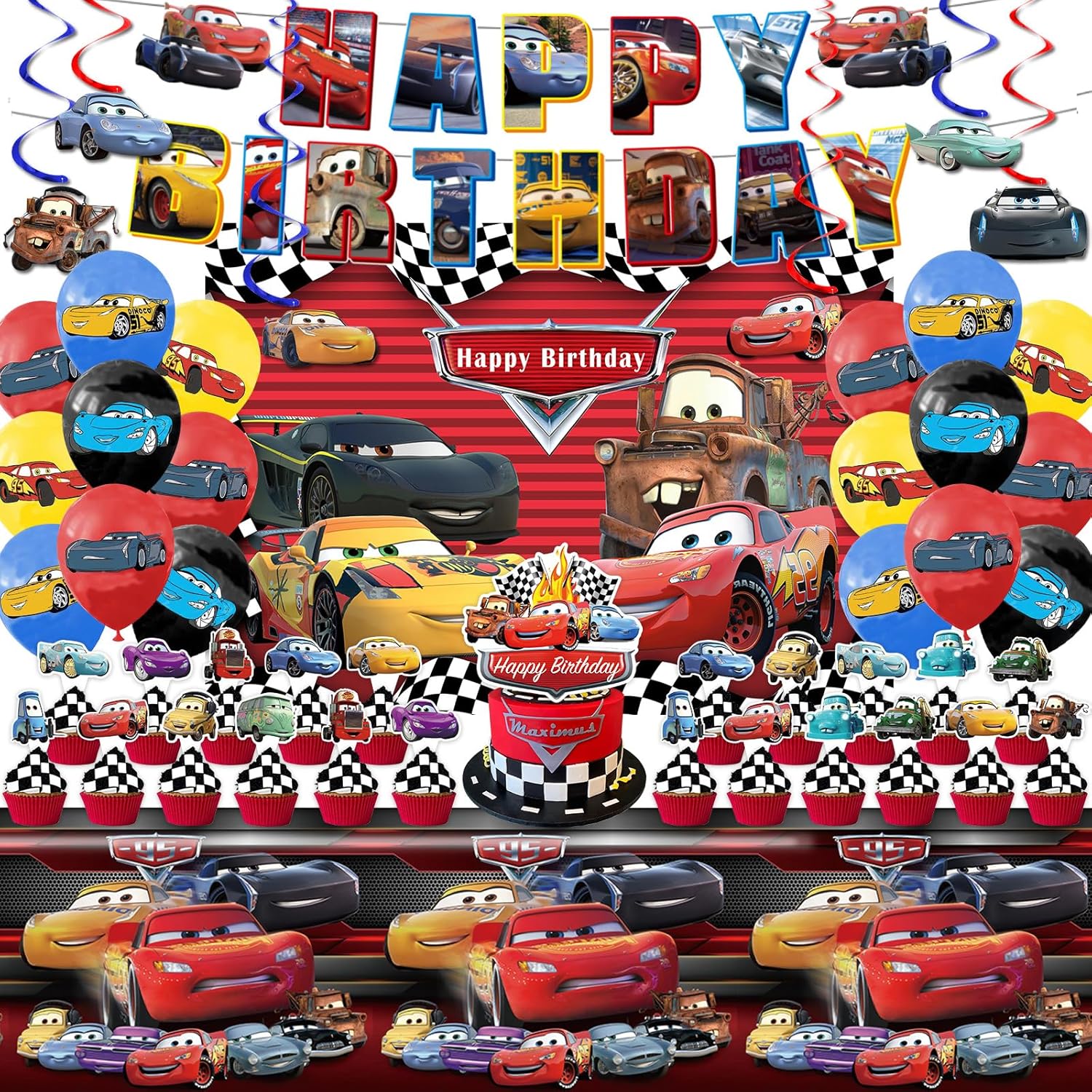 Birthday party decor that will make your kids party unforgettable (Cars themed) cover photo collage