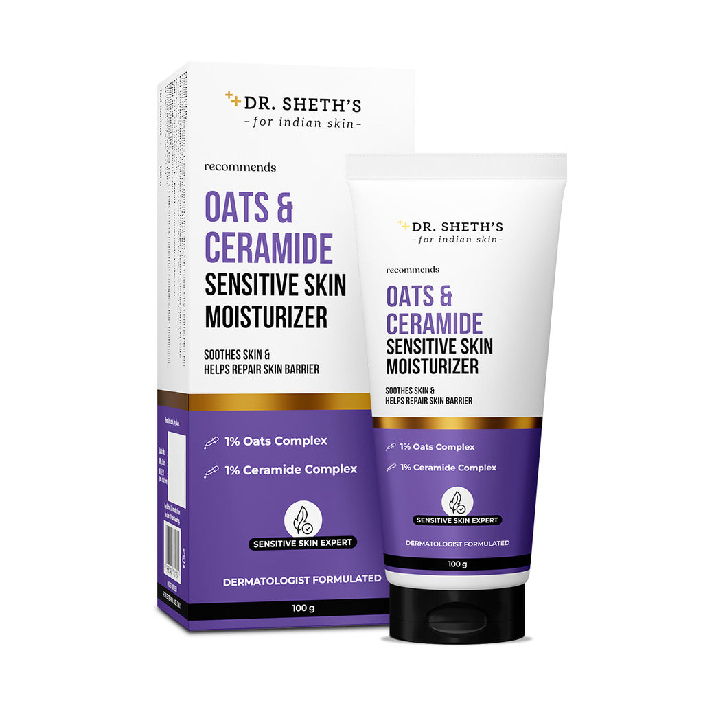 Skincare products for sensitive skin cover photo collage