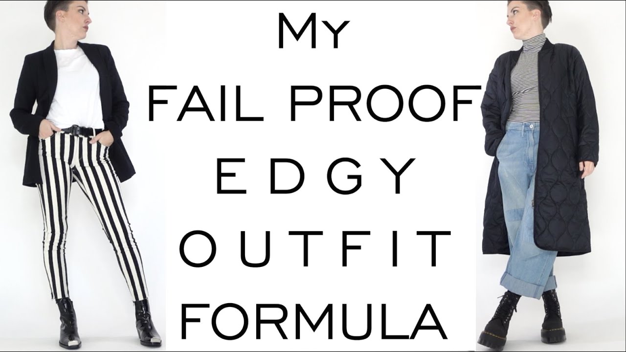 My Edgy Gen X Capsule Wardrobe cover photo collage