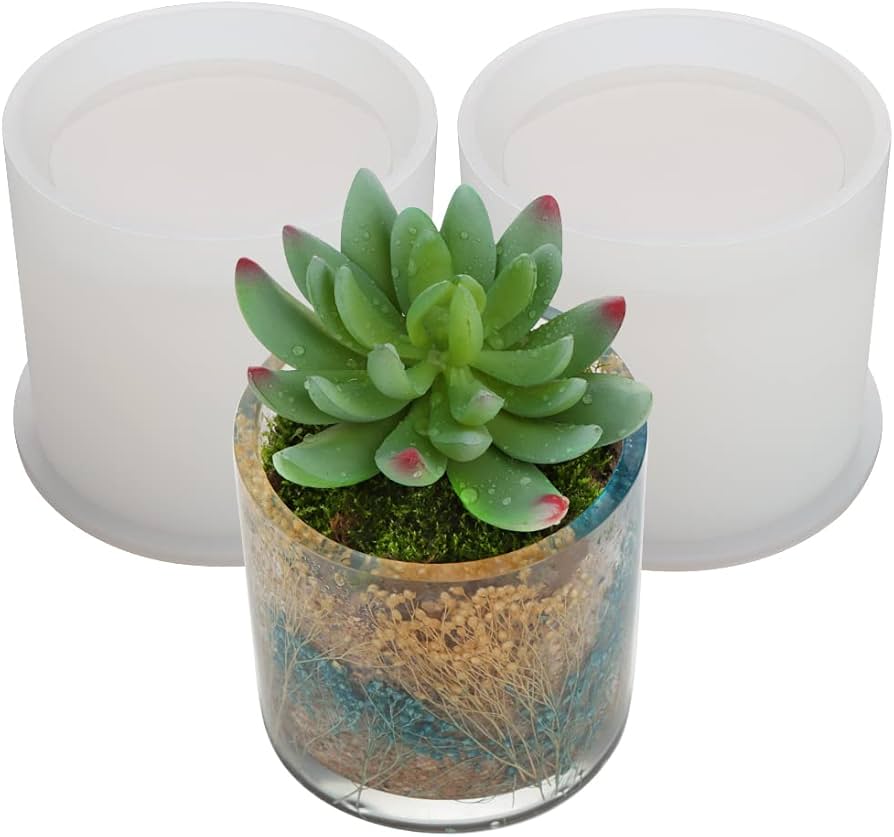DIY Concrete Planters – Supplies for Cement Crafts at Home cover photo collage