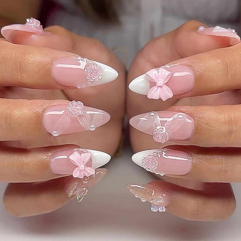 Press on nails I will choose over my relationship 🤭🤭 cover photo collage