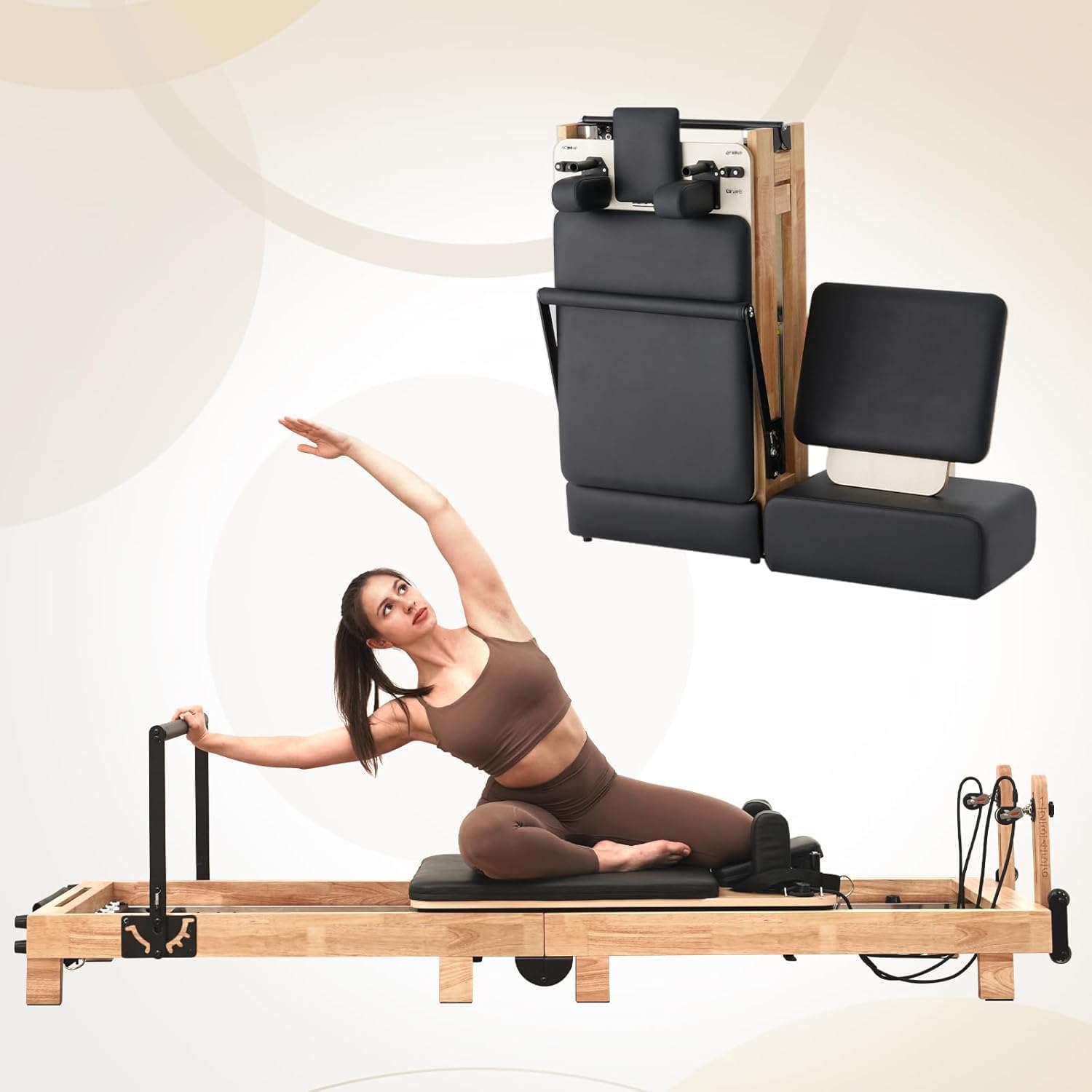 The essentials for Pilates: at Home Edition cover photo collage