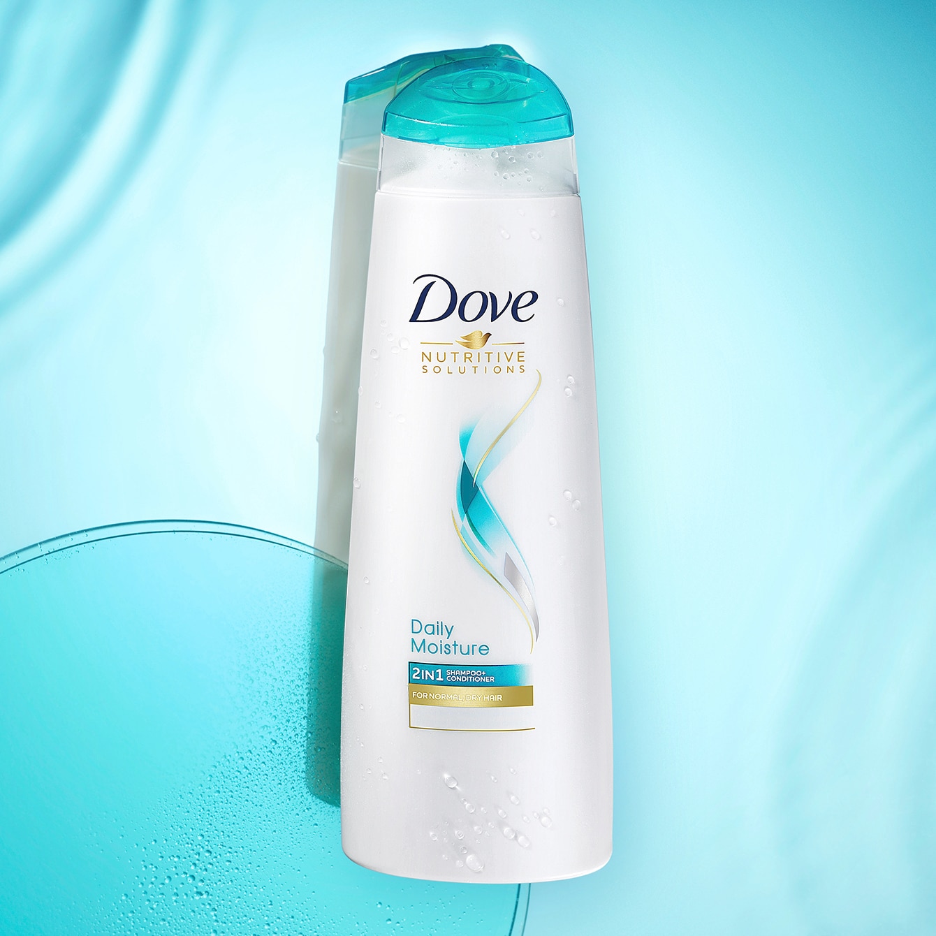 Hair care products for a shiny soft look cover photo collage