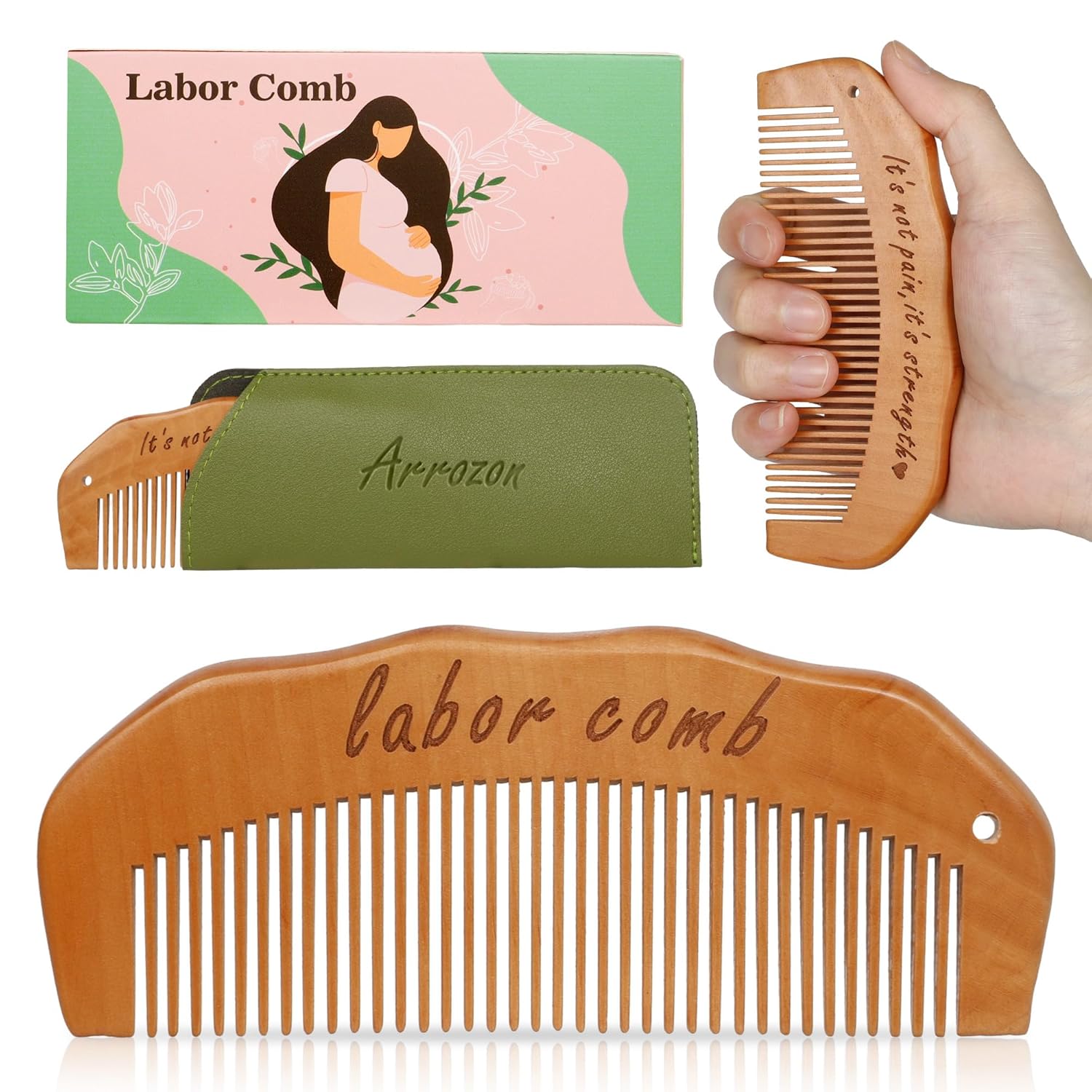 Labor Comfort & Hospital Bag Guide cover photo collage