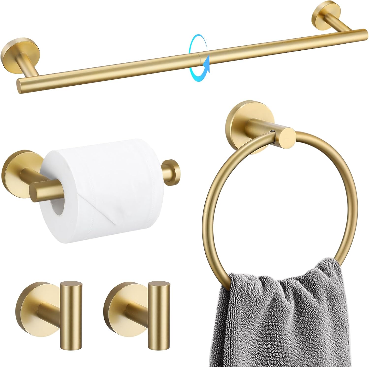 Aesthetic Neutral Bathroom cover photo collage