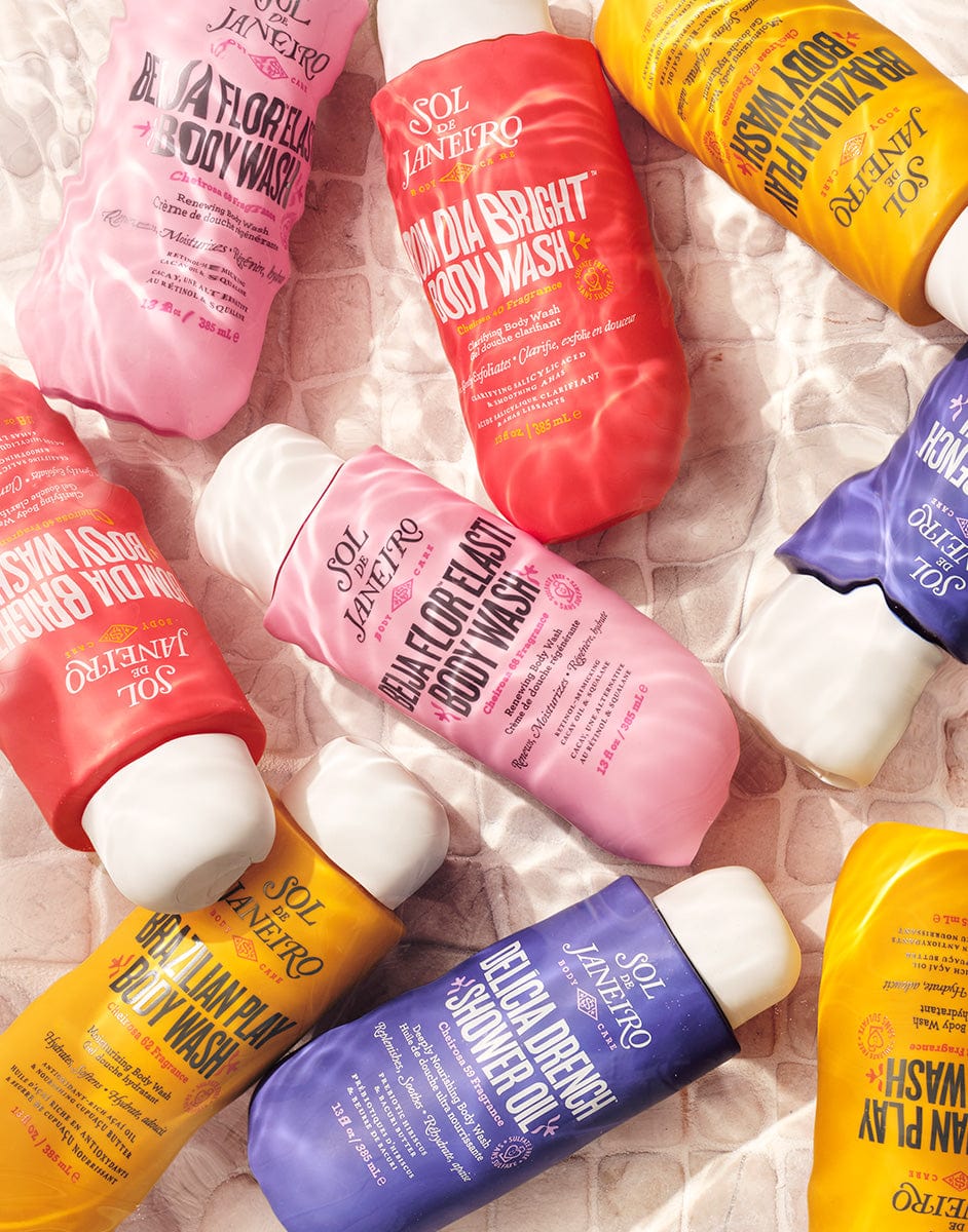 Shower essentials! cover photo collage