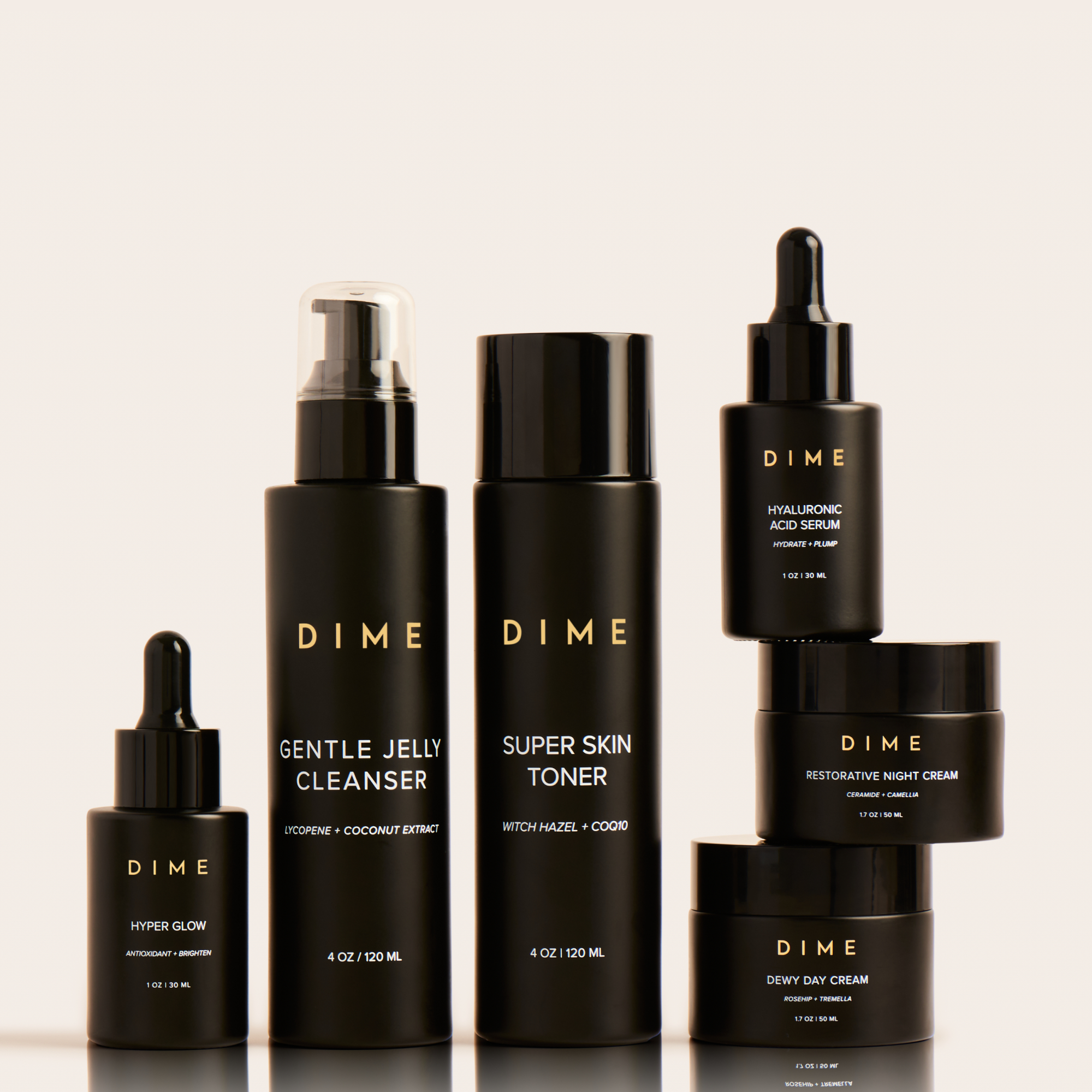 Clean skincare routine cover photo collage