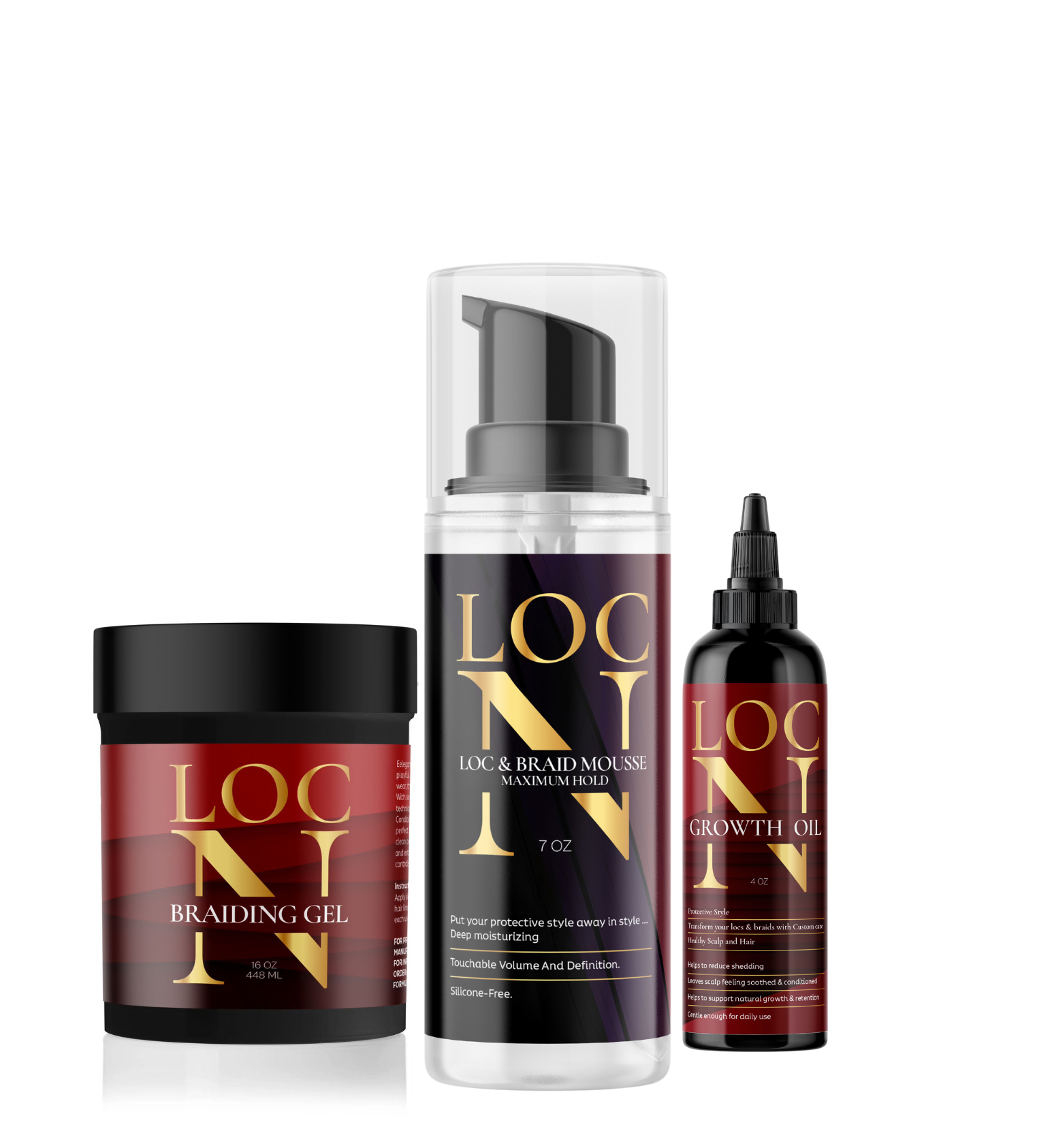 Crown Care: Loc Edition 👑 cover photo collage