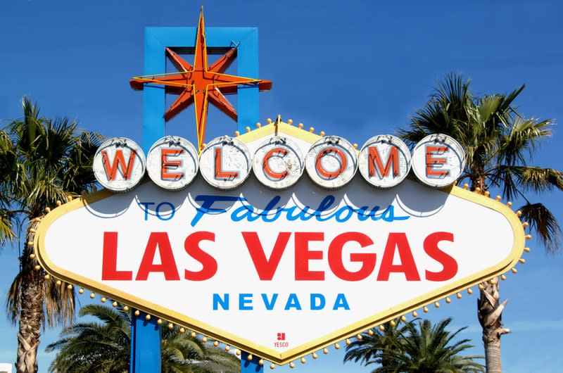 Let’s plan a vacation to fabulous Las Vegas cover photo collage