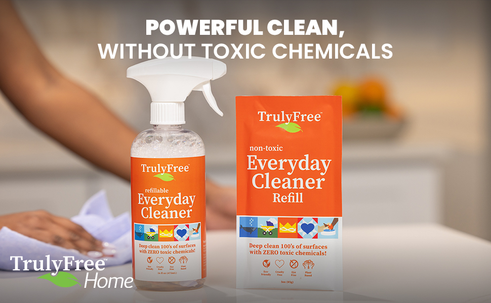 Low-tox cleaning necessities (especially for homes with kids)! cover photo collage
