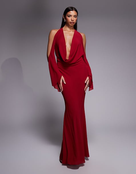 LONG ELEGANT DRESSES cover photo collage