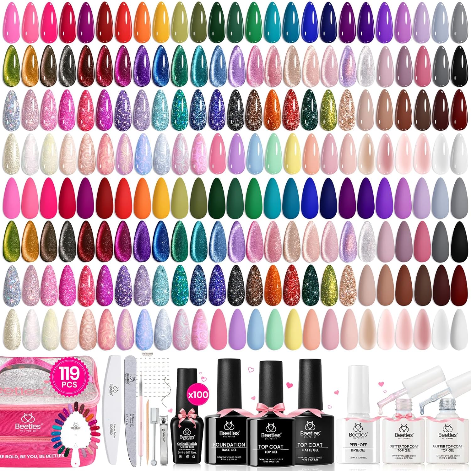 my gel-x & press-on nail essentials cover photo collage