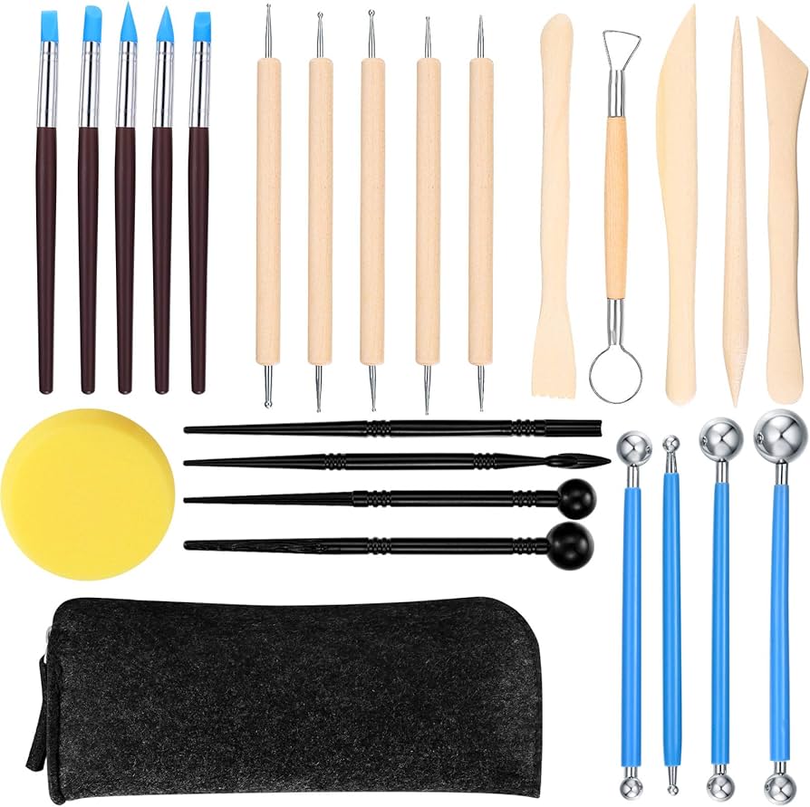 Air Dry clay essentials for beginners! cover photo collage