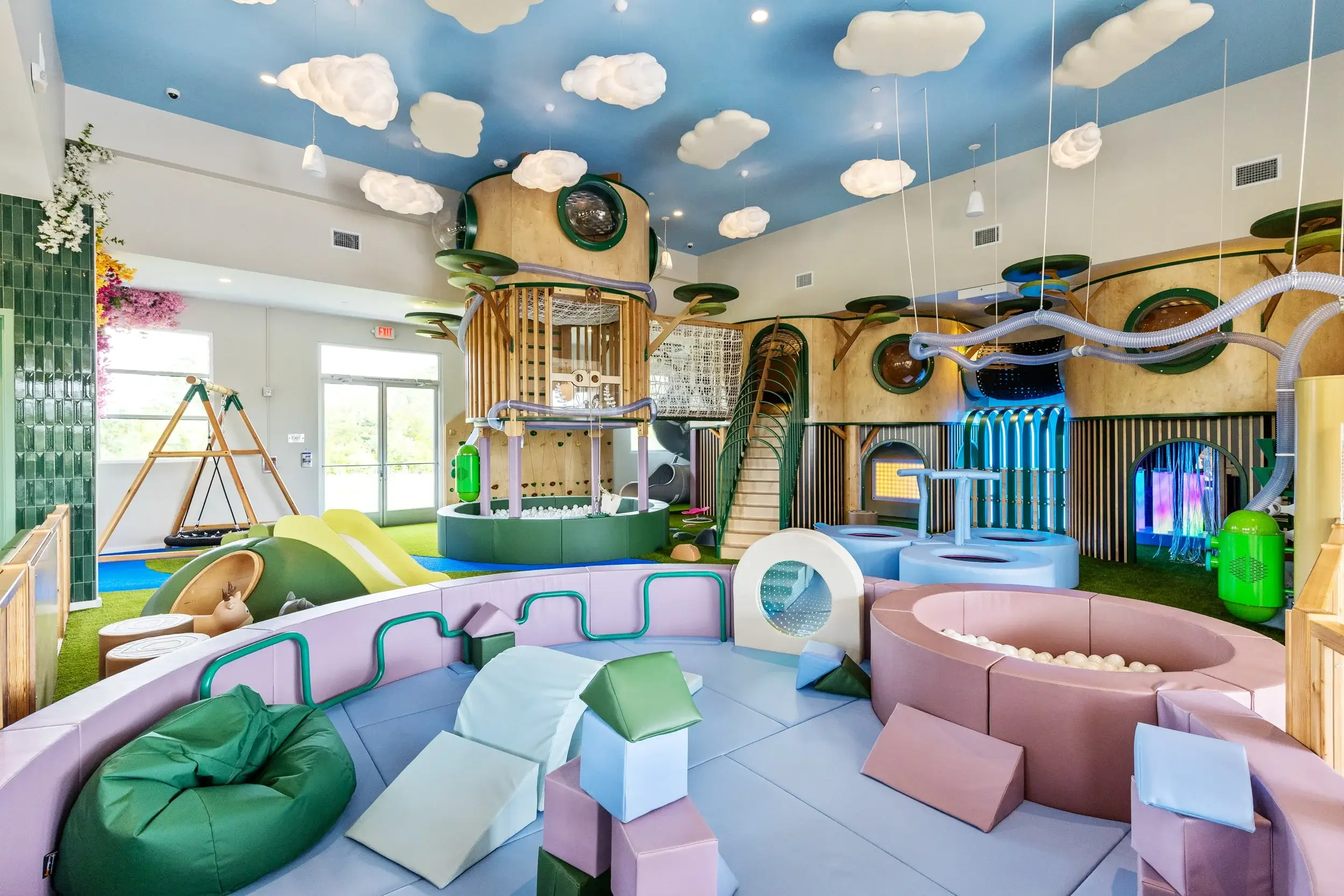 Indoor play spaces in Orlando cover photo collage