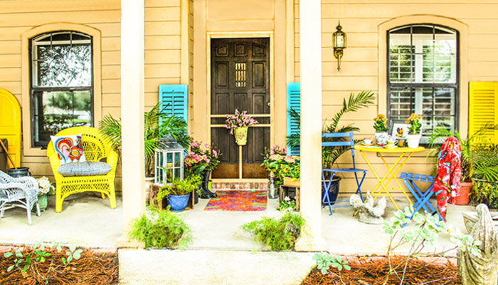 The Cozy Porch cover photo collage