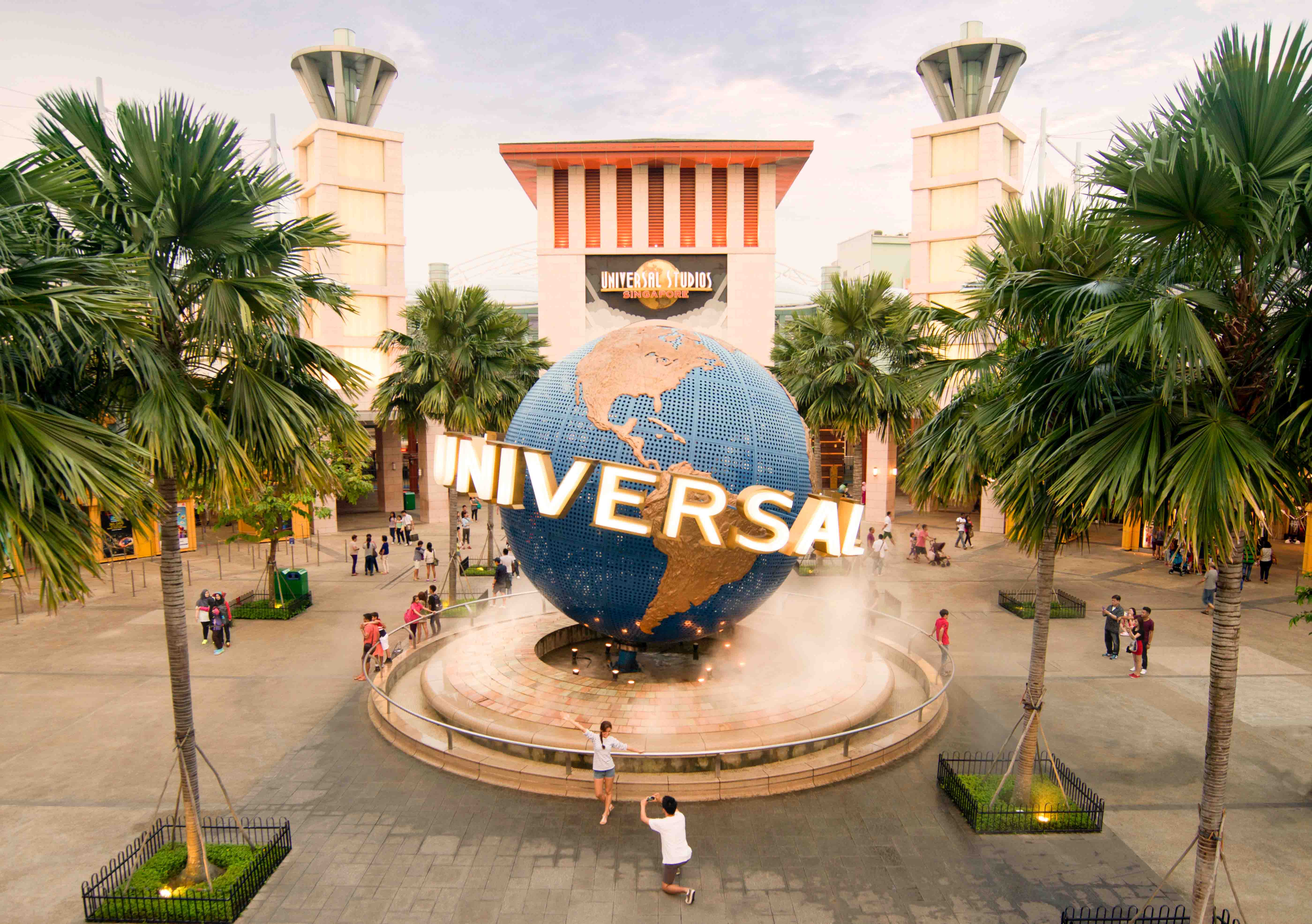 Universal Studios: Orlando, Beijing, Osaka, Singapore cover photo collage