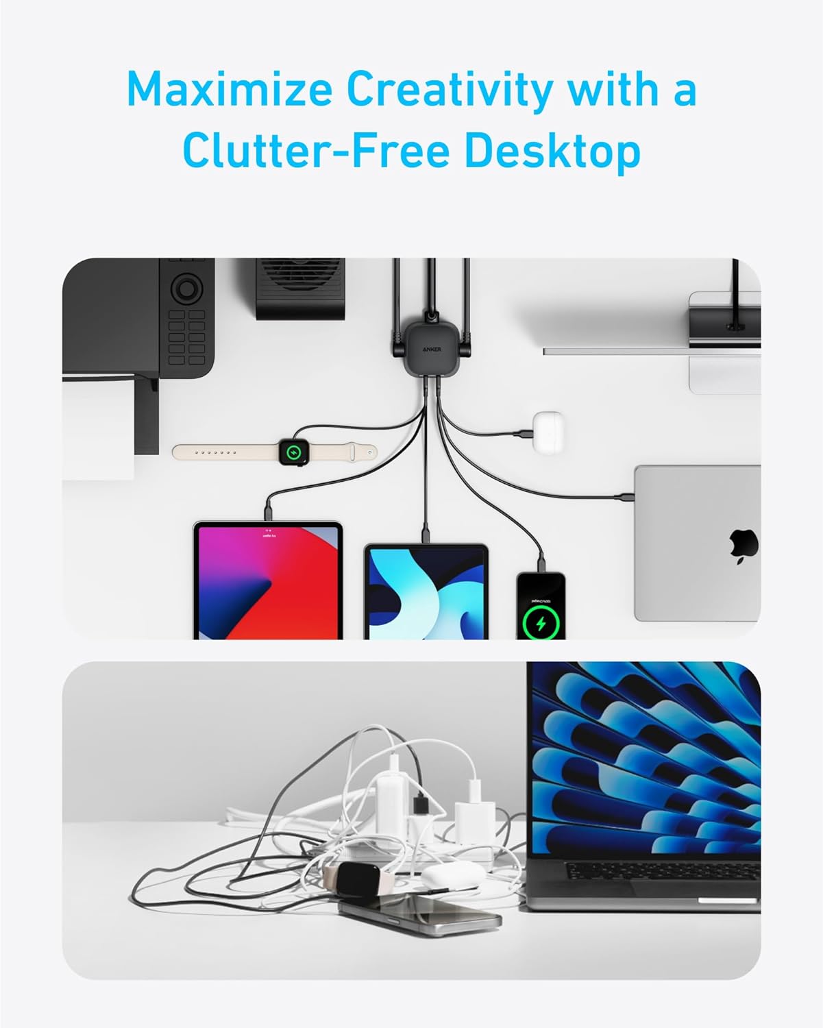 Home Office/Desk Setup cover photo collage