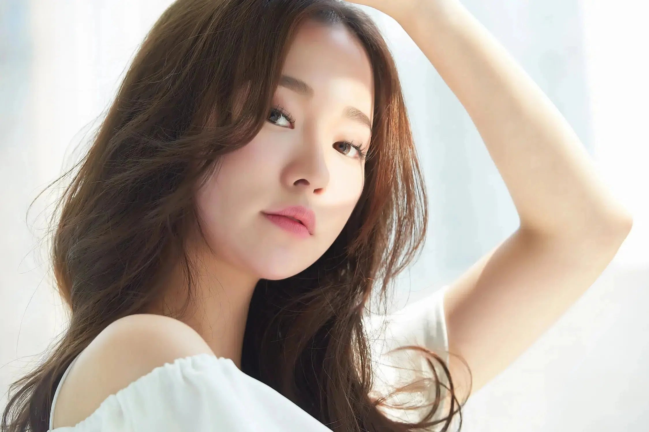 Beauty in her 40’s skincare and makeup cover photo collage