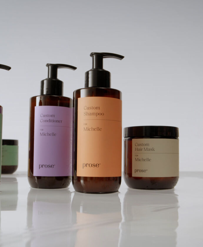 Toiletries: skincare and hair products with cleanish ingredients. cover photo collage