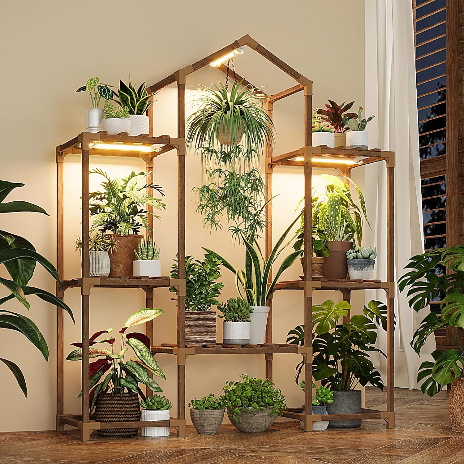 My Favorite Plant Setup Finds (Shelves, Pots & Grow Lights) cover photo collage