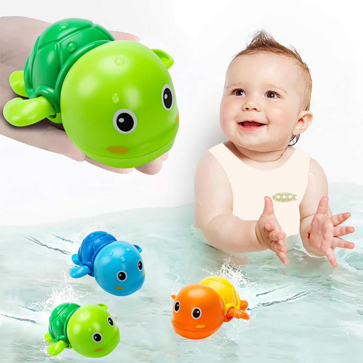 Baby Bath Time cover photo collage