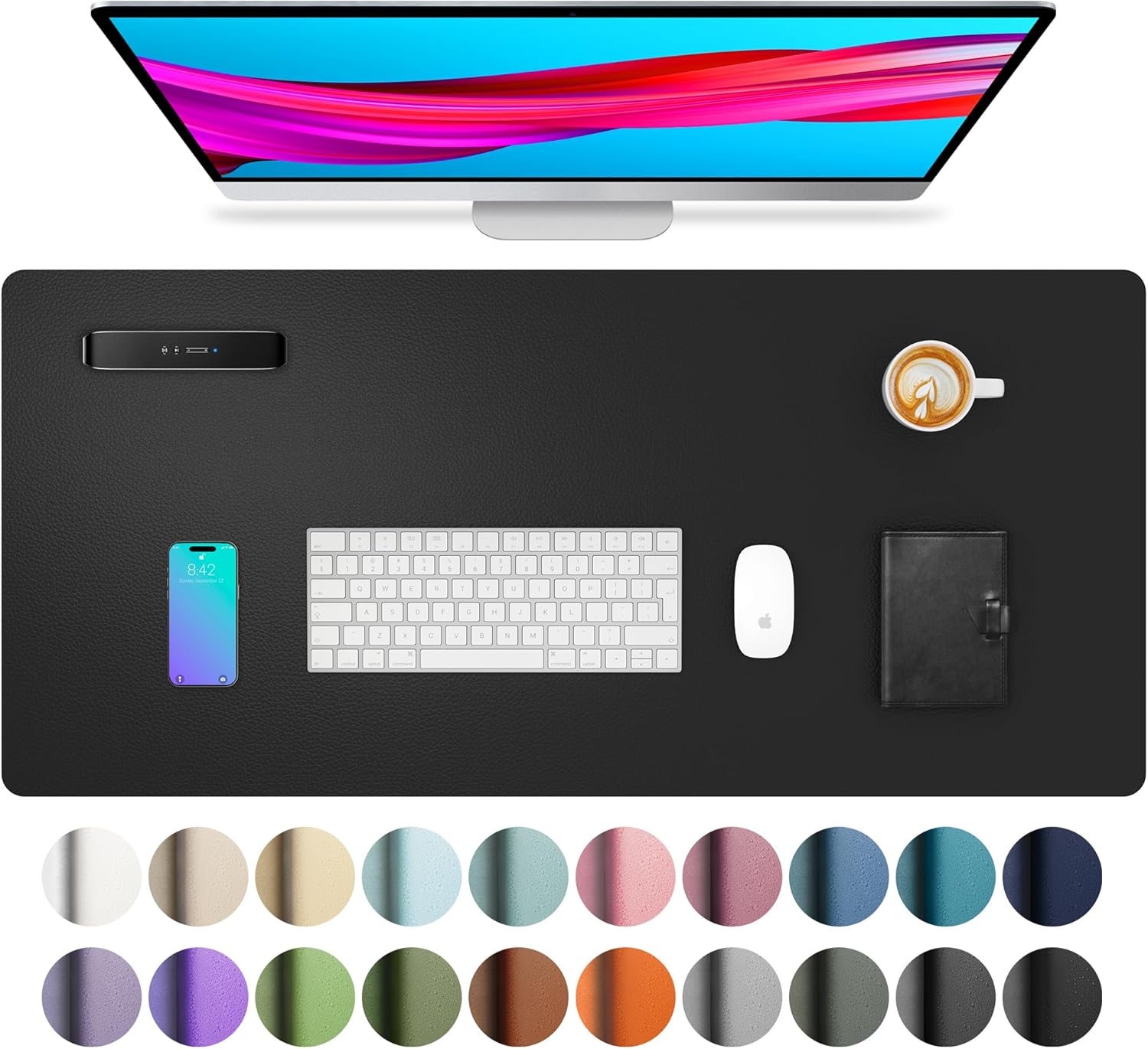 Ultimate Minimalist  WFH Desk Setup 2026 (Productivity Booster) cover photo collage