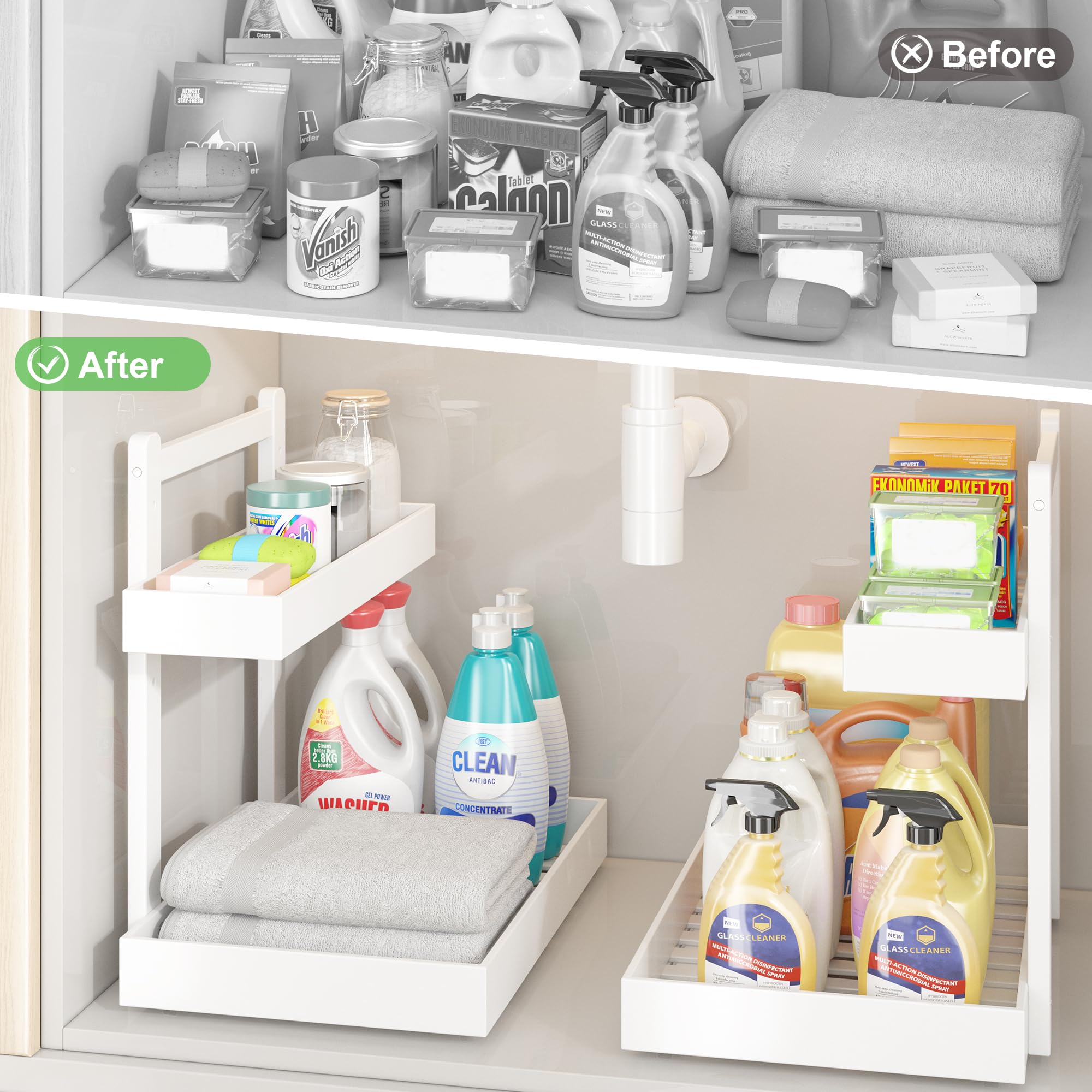 Viral Amazon Organization Hacks for Small Spaces (Kitchen & Closet) cover photo collage