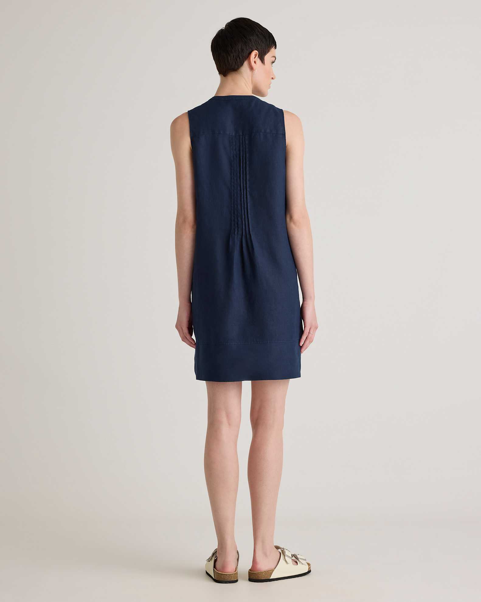 Quince Linen Sleeveless Swing Dress cover photo collage