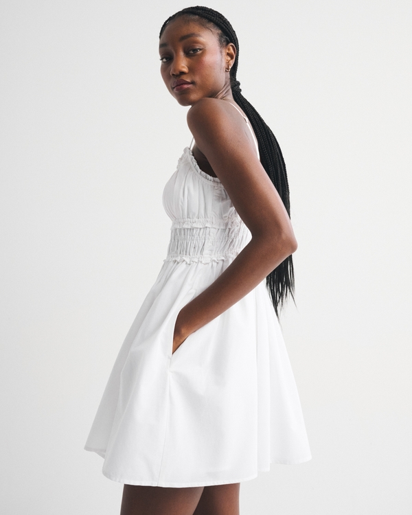 white graduation dress for big bust Small band large cup Dresses Men's Wear