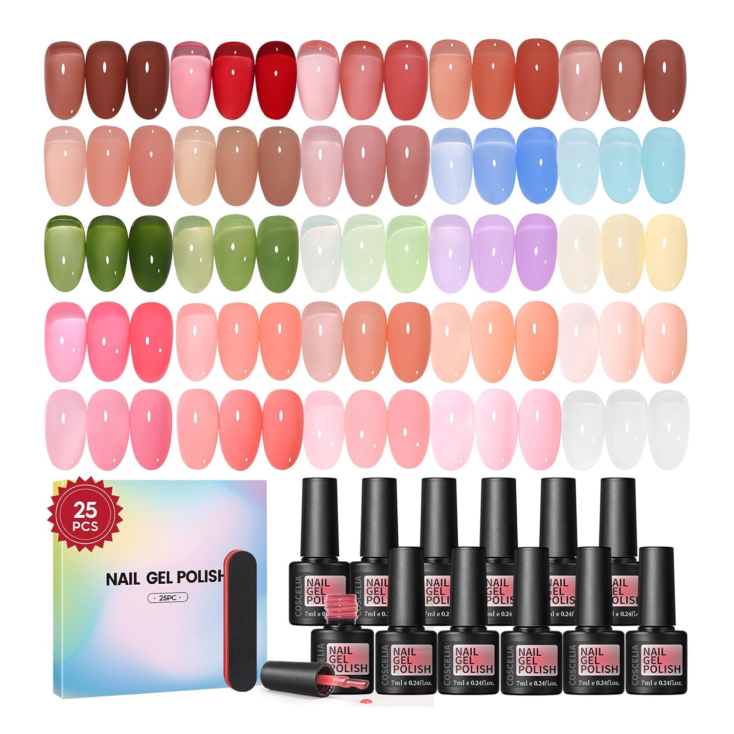 Gel nails at home cover photo collage