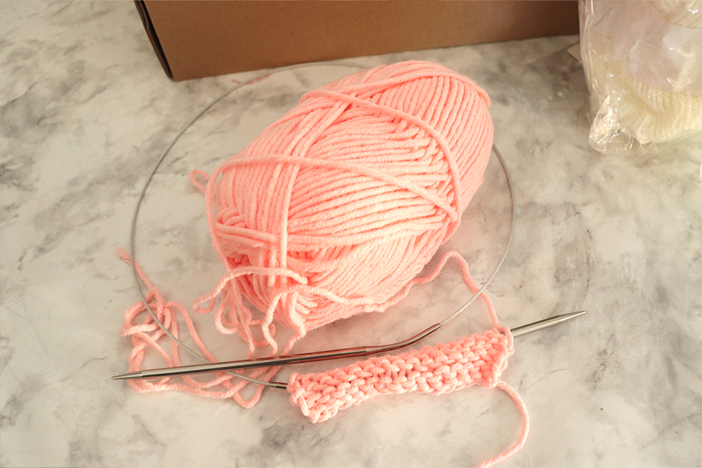 Knitting supplies I love cover photo collage