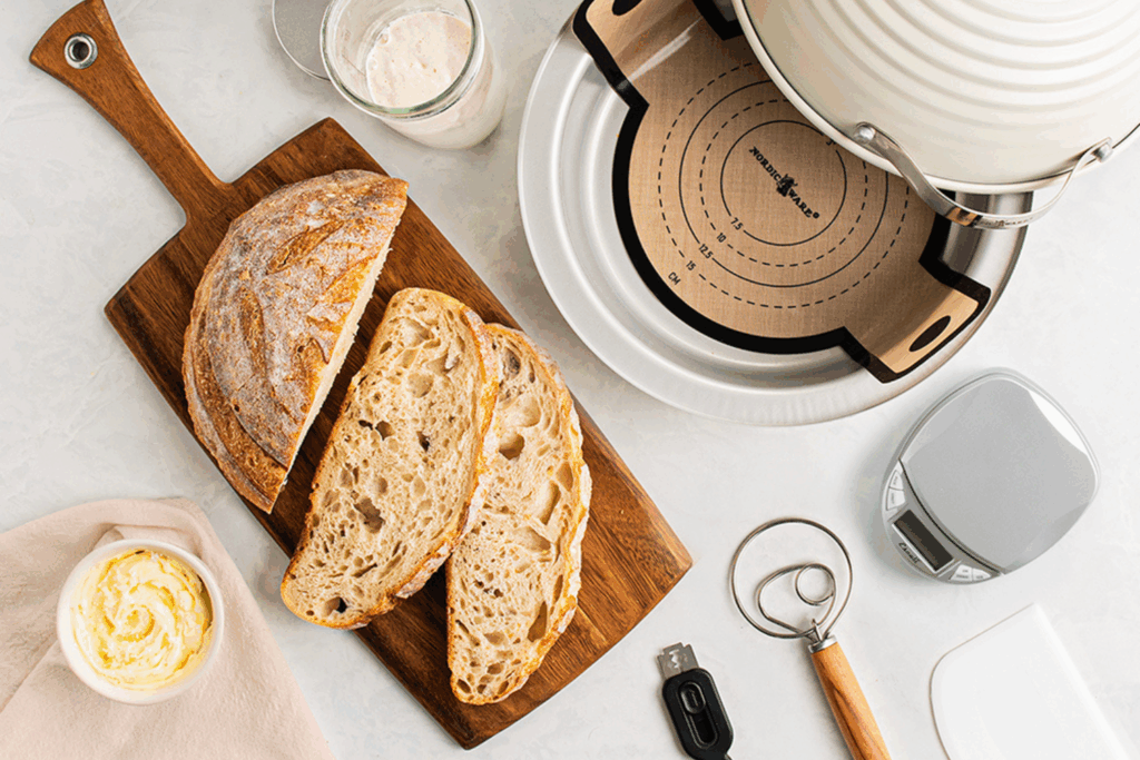 Sourdough Starting Guide cover photo collage