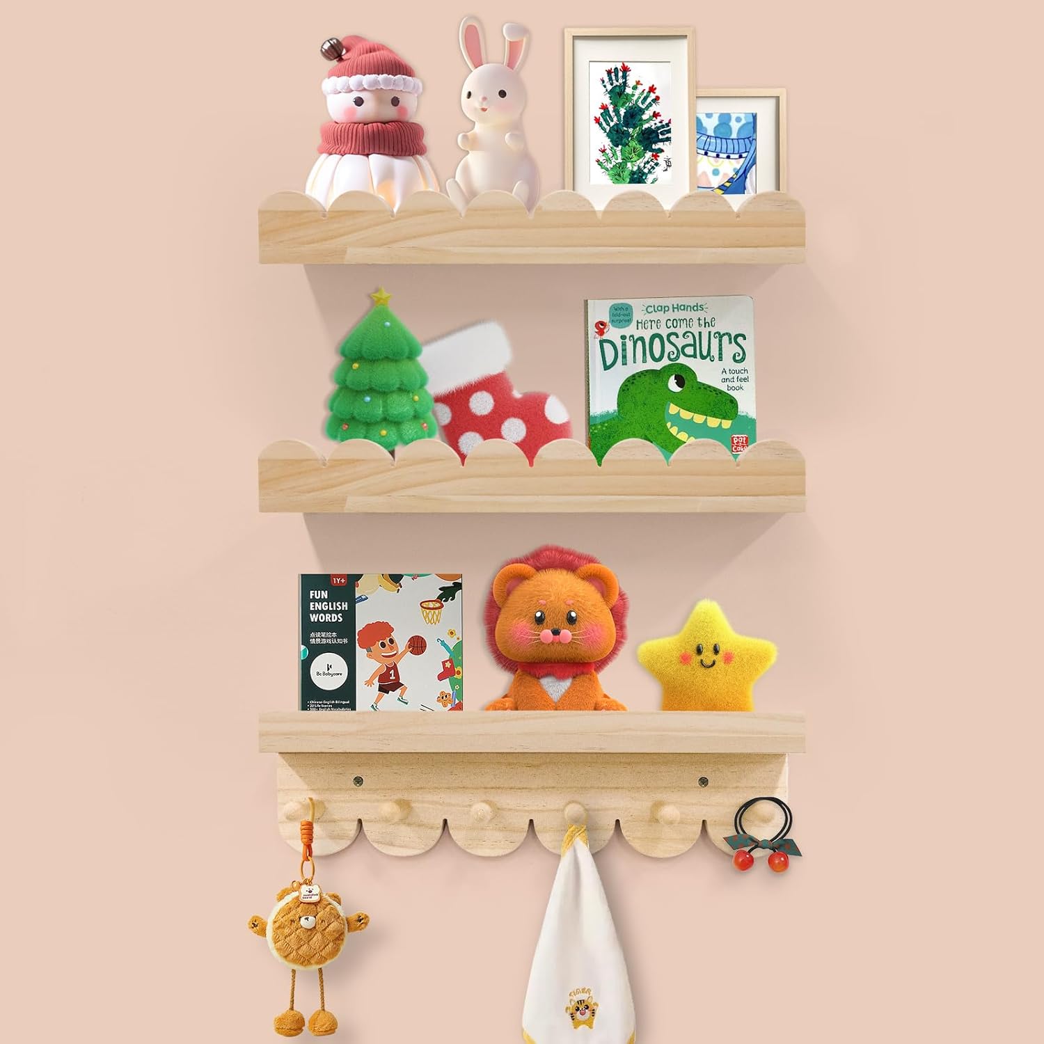 Furniture and decor I chose for my first nursery cover photo collage