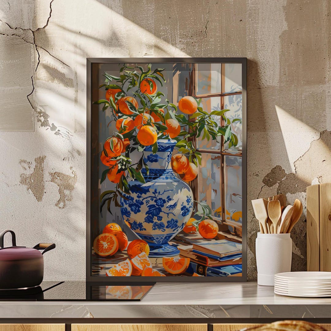 Tangerine Home Decor: Citrus-Inspired Accents for a Bright, Cheerful Space cover photo collage