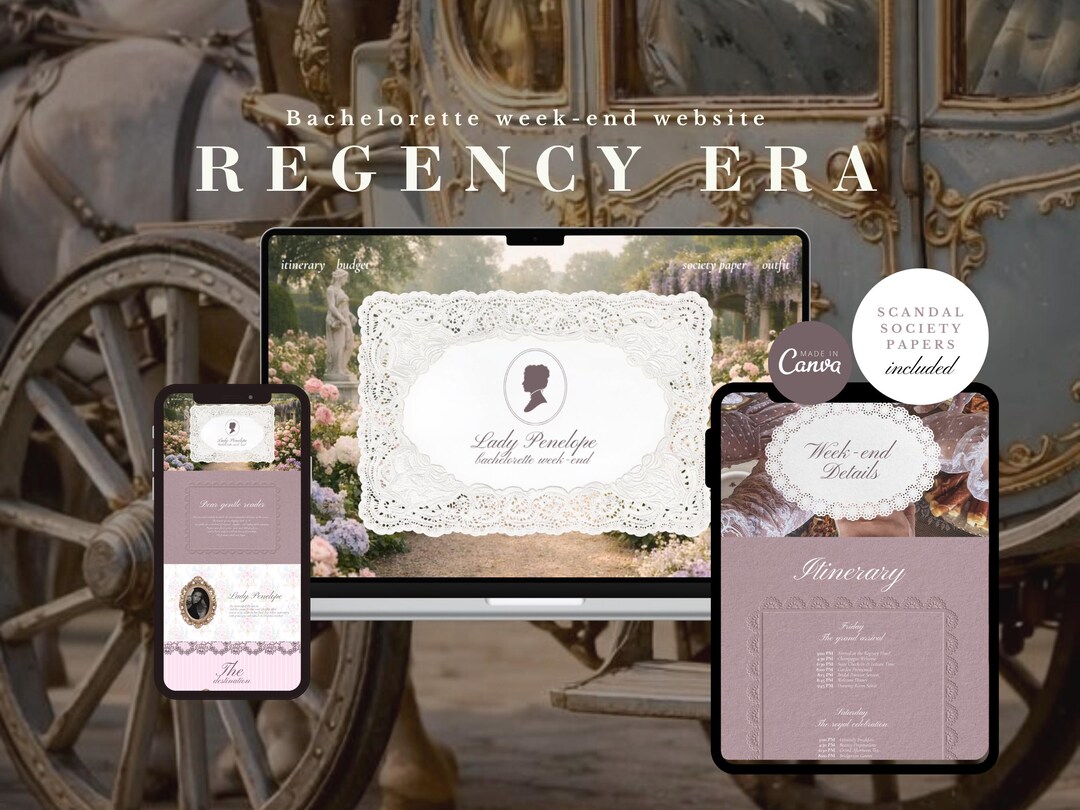 In My Bride Era: Bridgerton Bach Party Essentials cover photo collage