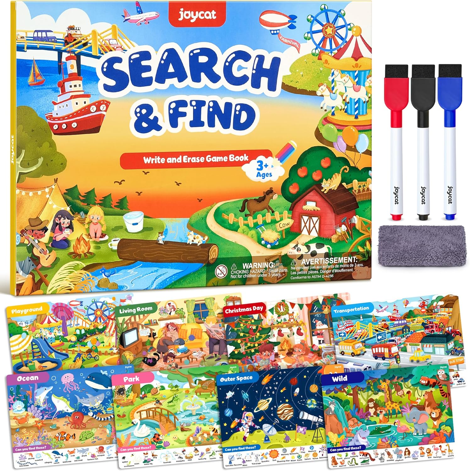 Children’s toys cover photo collage