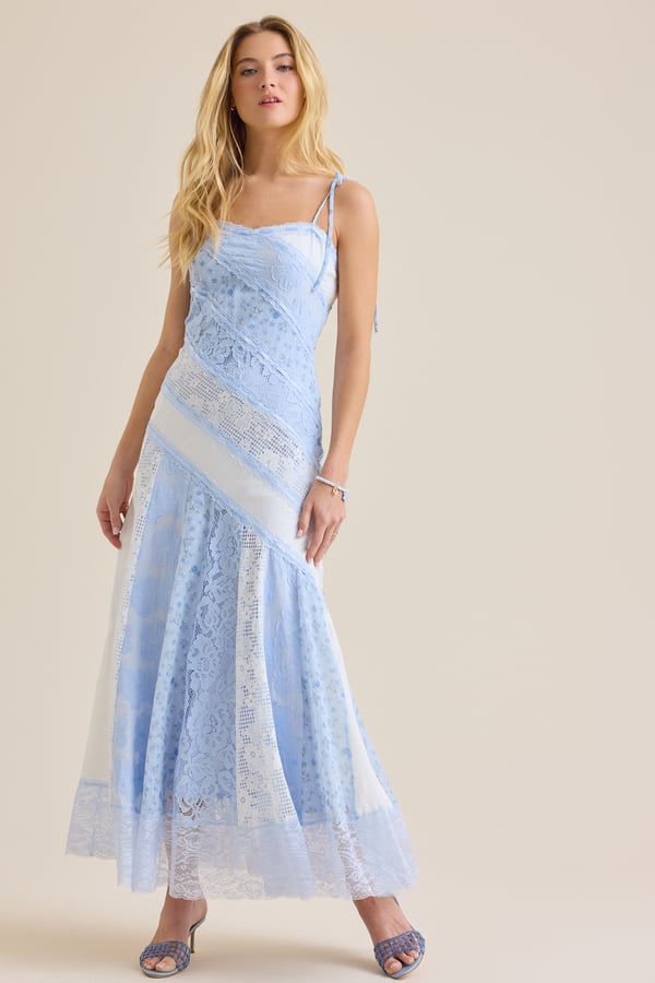 blue willow print dress Giant Pleat – Within Reason Dusty Blue & Rust Length:Regular (26 Inches) Sheer Summer Dress Length