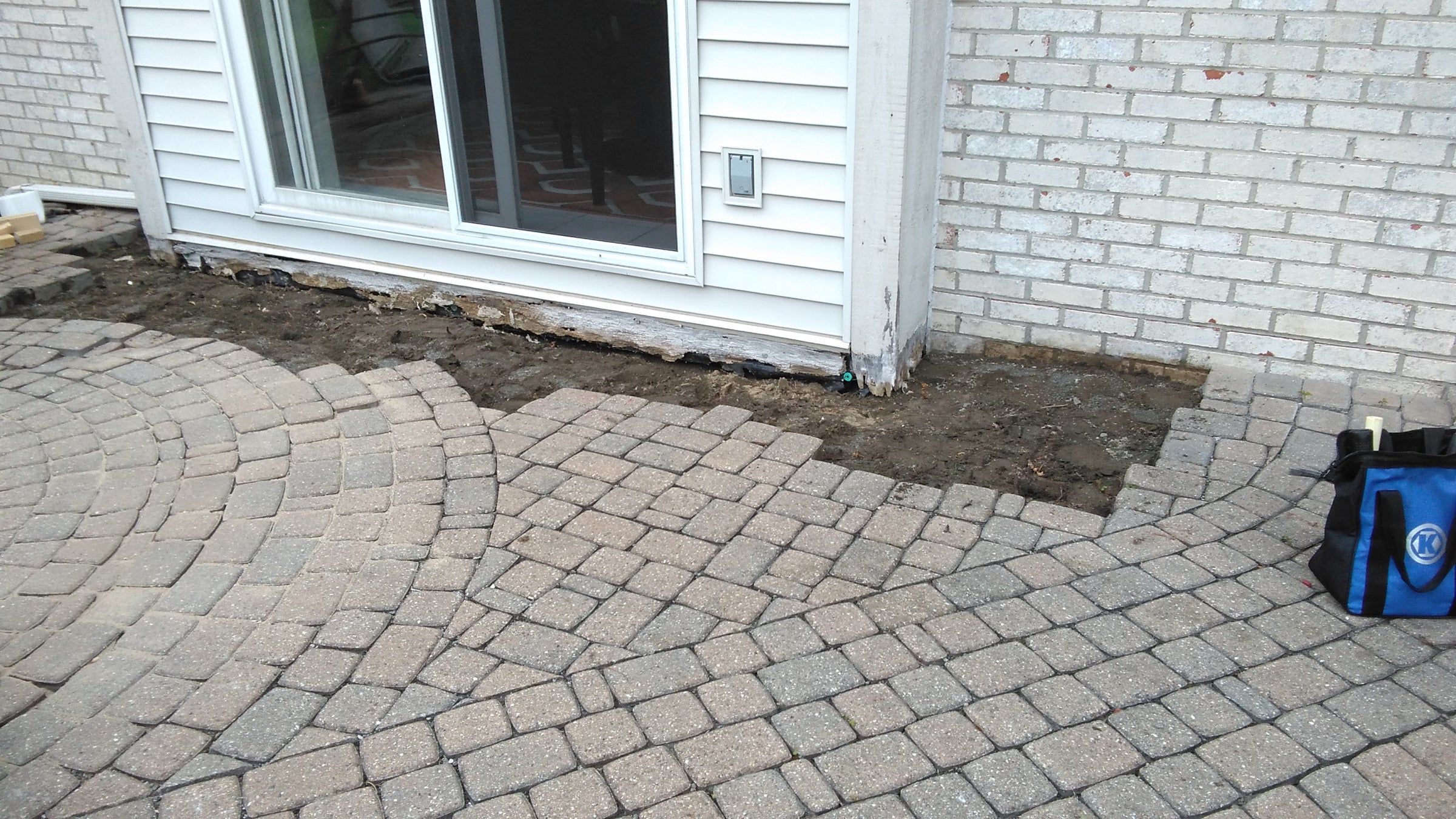 PPPP DIY - Penny Pincher Paver Patio cover photo collage