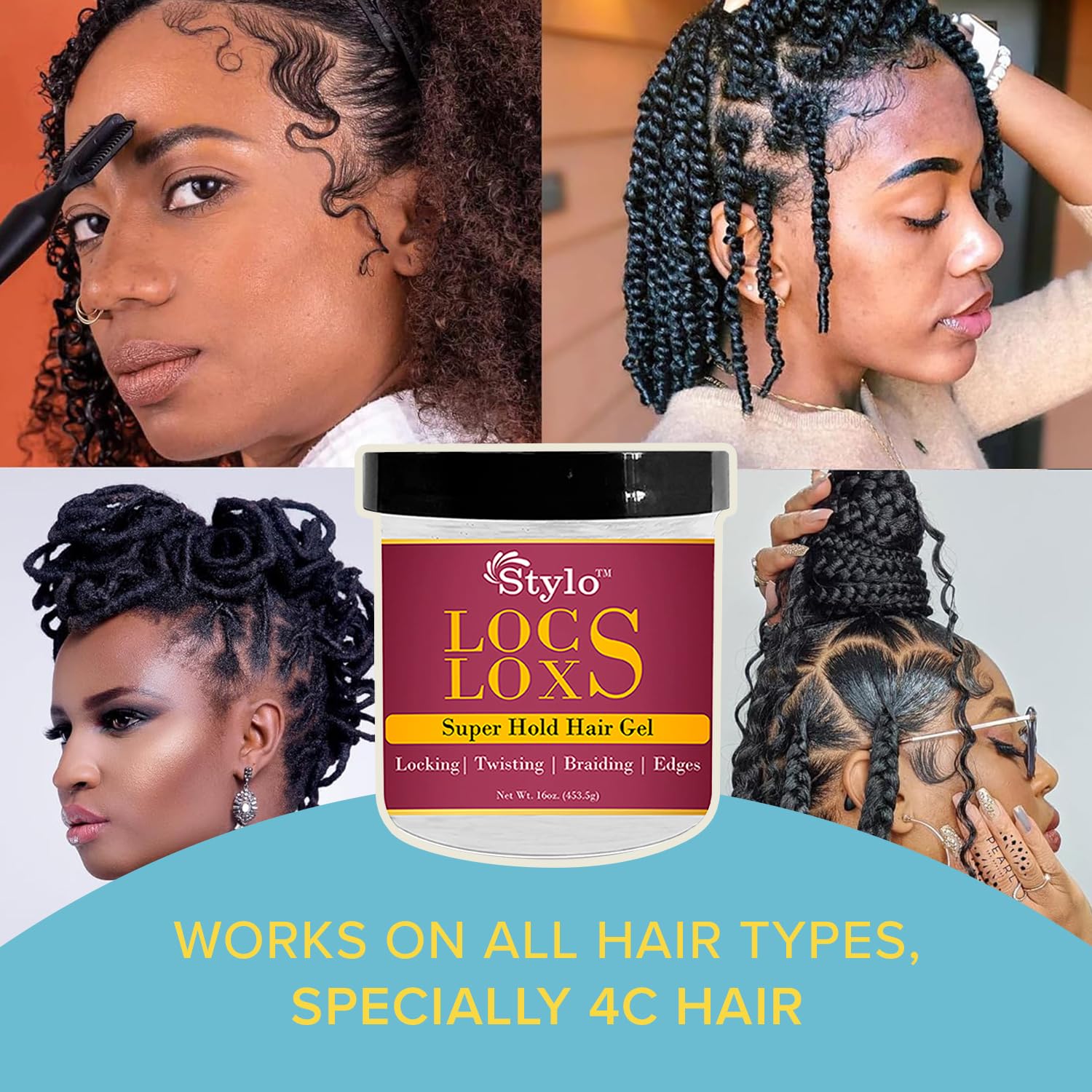 👩🏽‍🦱 Loc Care & Protective Hair Essentials cover photo collage