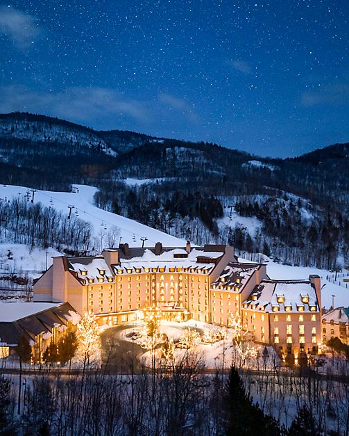 Winter trip - Mont-Tremblant CA cover photo collage
