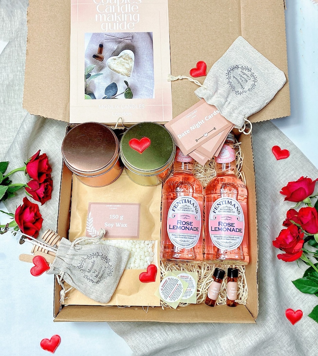 Ultimate at home date night gift sets cover photo collage