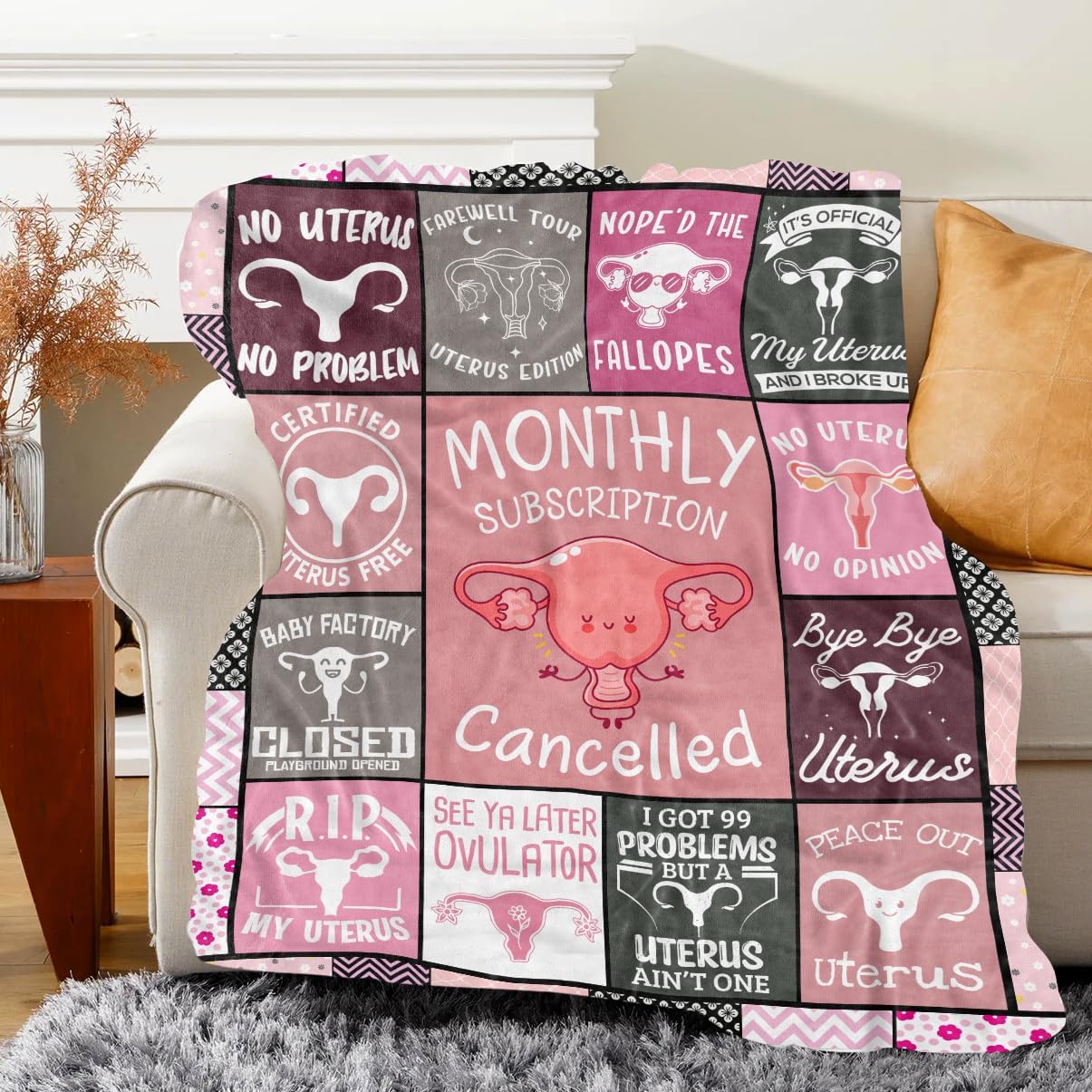 Gifts for those friends losing their lady bits. cover photo collage