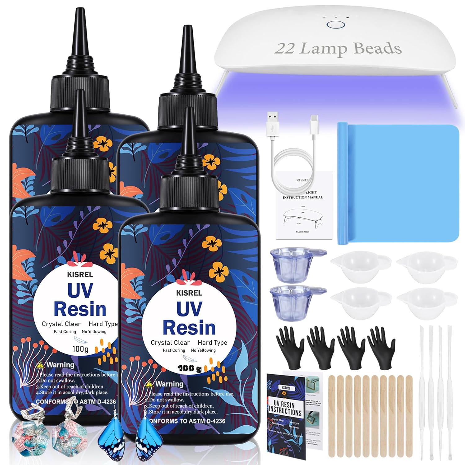 Getting Started with UV Resin cover photo collage