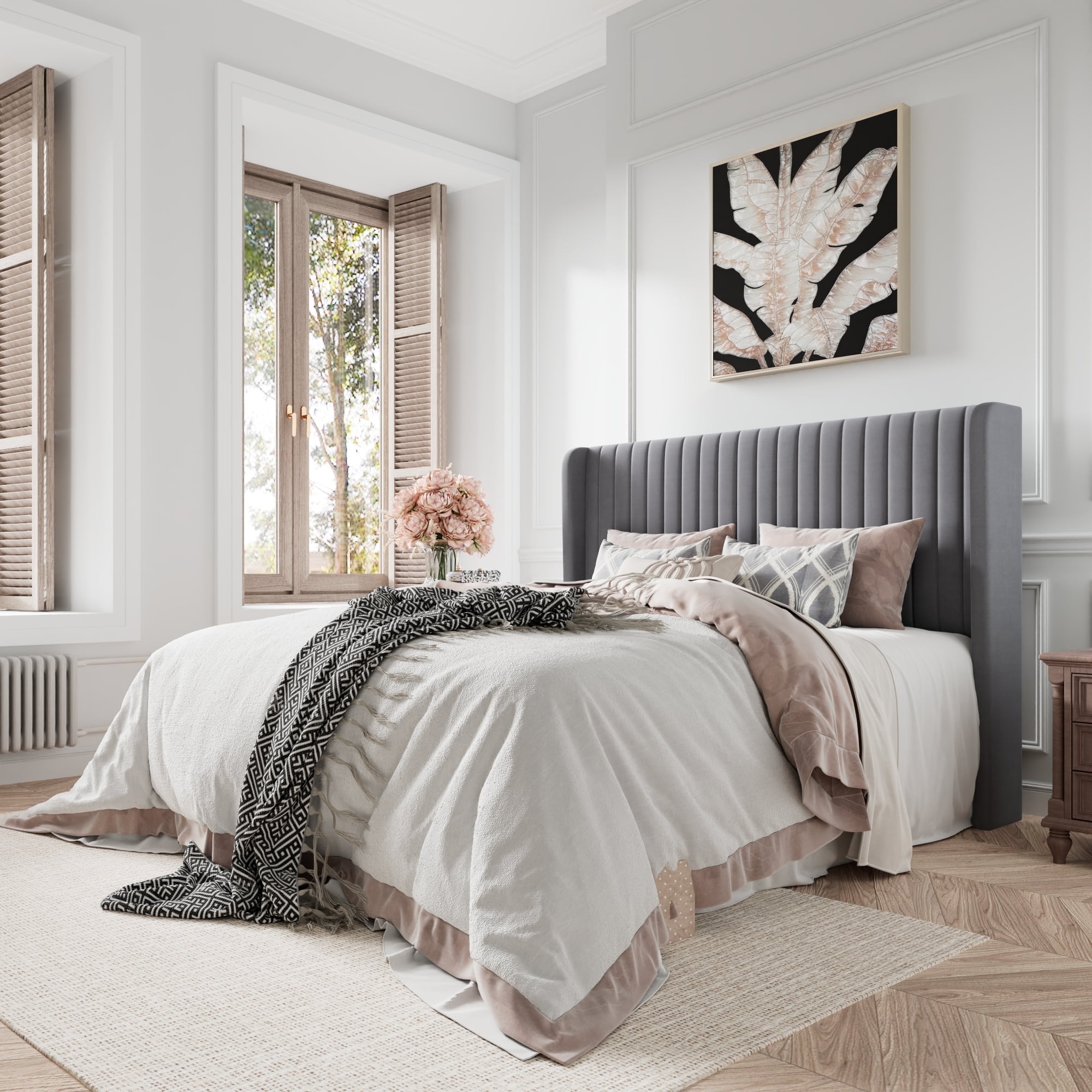 Luxury Bedroom Finds That Helped Me Modernize My Rental on a Budget cover photo collage