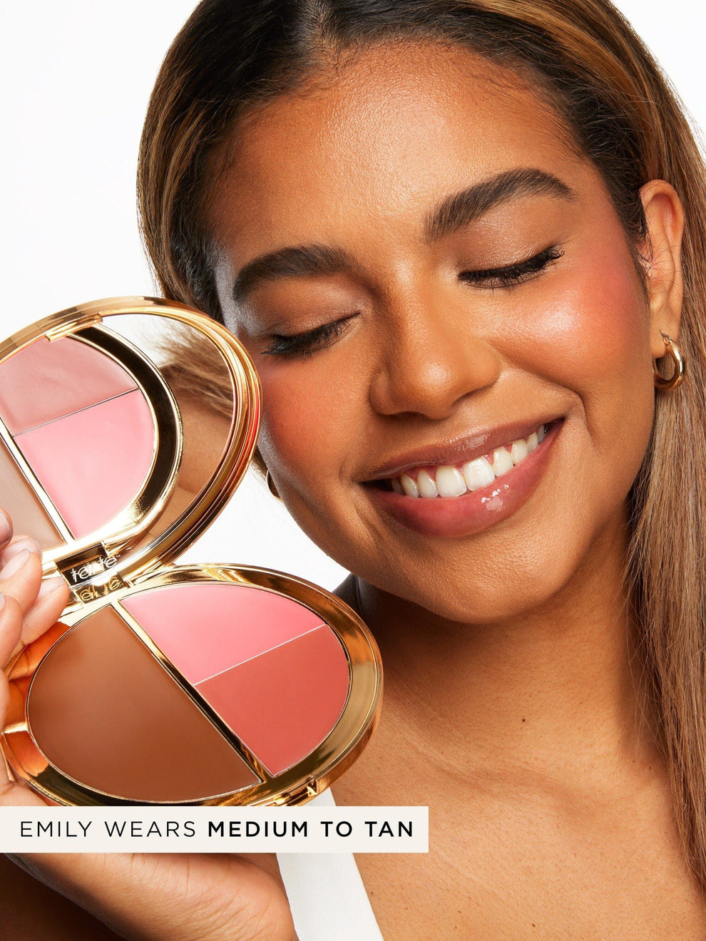 Everyday makeup for a clean girl look cover photo collage