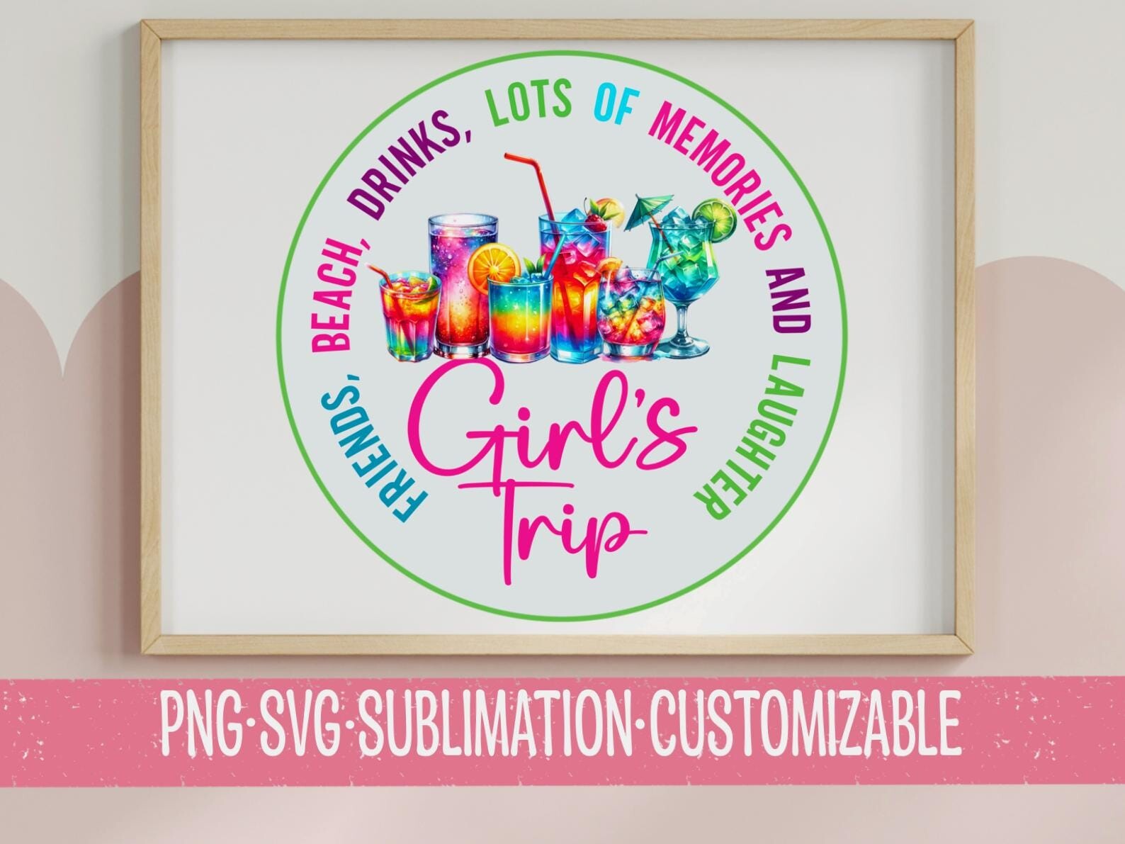 Girls Trip & Cocktail Culture — Cheers to the Crew cover photo collage