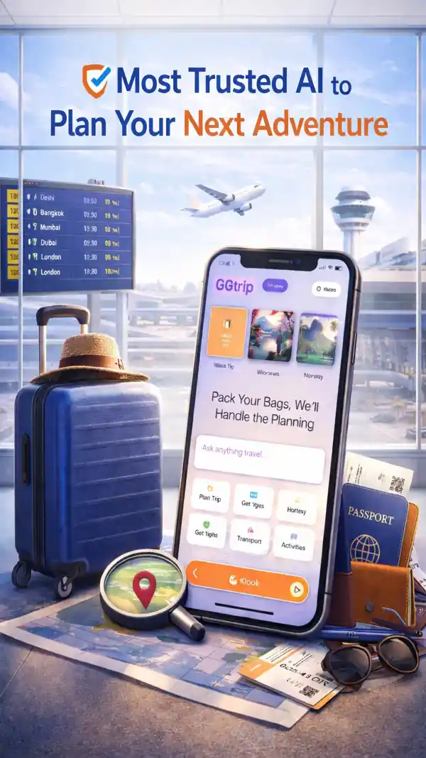 AI Travel Tools That Make Trip Planning Way Easier cover photo collage