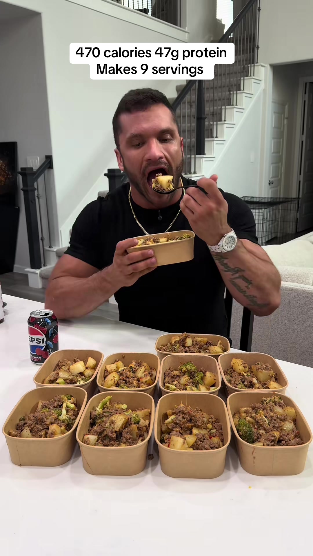 Easy high protein meal prep tools cover photo collage
