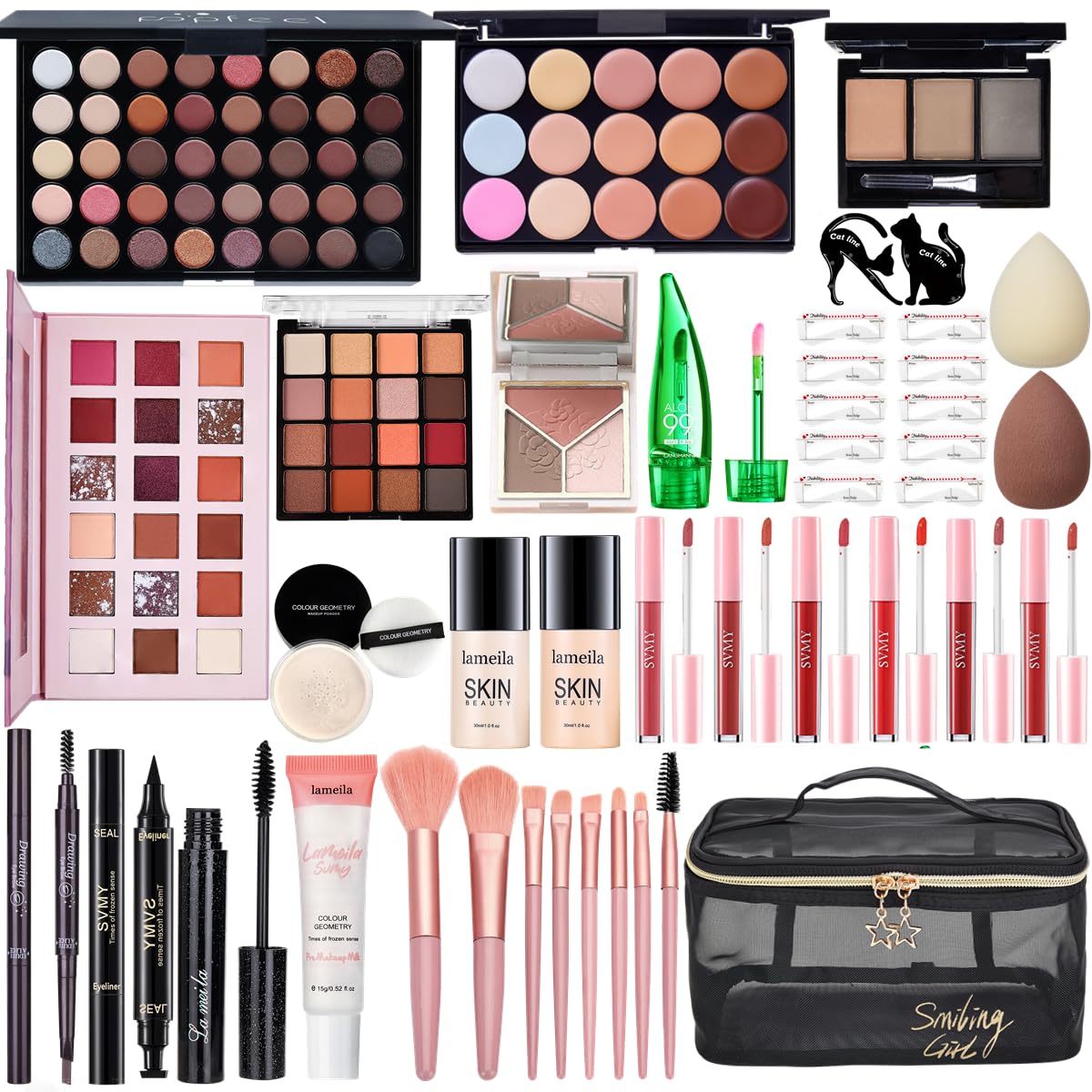 Make-up tips/products cover photo collage